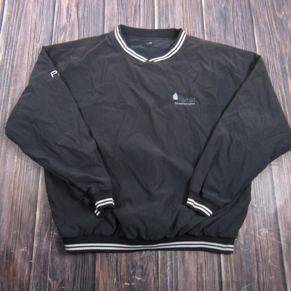 Ping Windshirt Mens XL Black Golf Pullover The Preserve Grand View Lodge II2-84